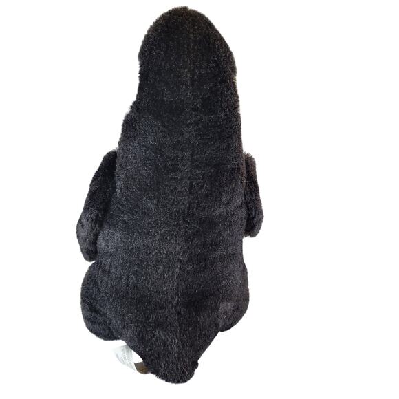 Kellytoy Jazwares Penguin Plush Stuffed Animal 18" Black White Orange Beak - Picture 7 of 16